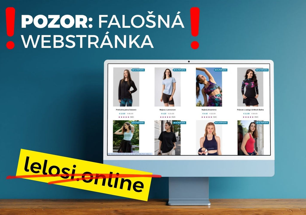 Upozornenie na podvodnú webovú stránku