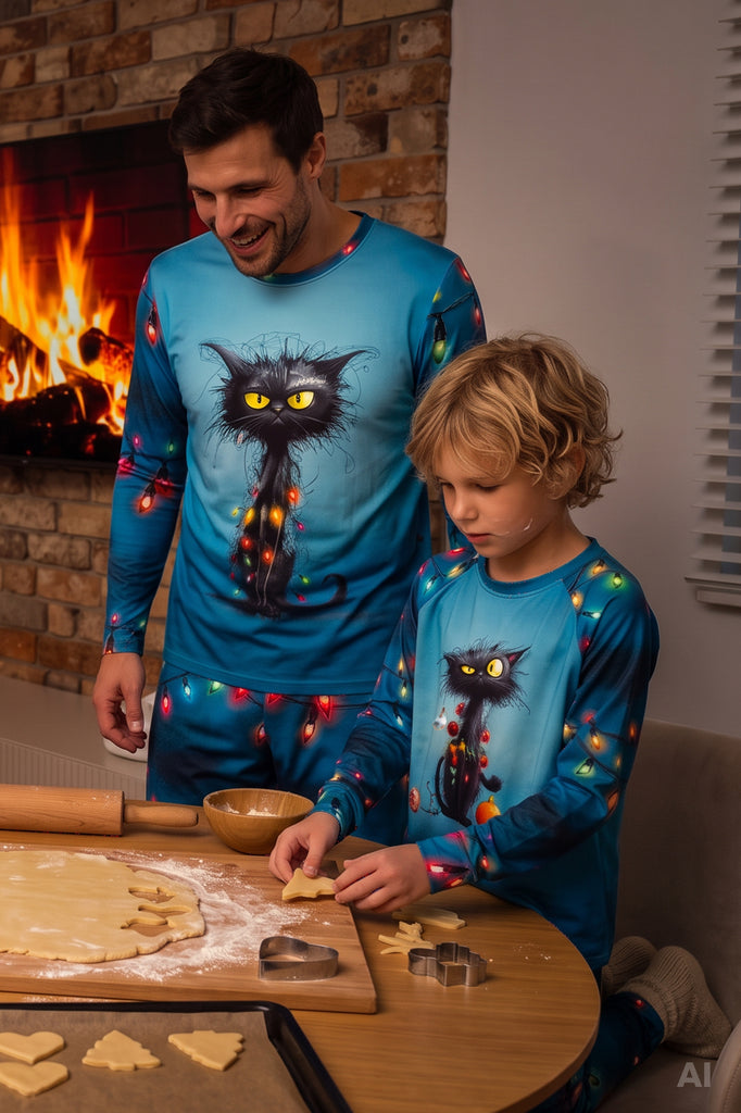 lelosi pánske pyžamo catvibe 0