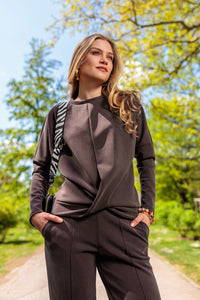 ChicLine pulóver Tanja