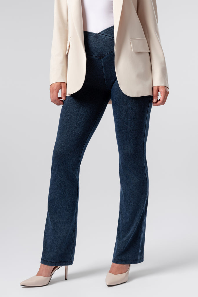 lelosi džínsové legíny bootcut lincoln 0