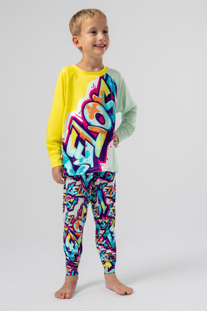 lelosi detské pyžamo happycolours 1