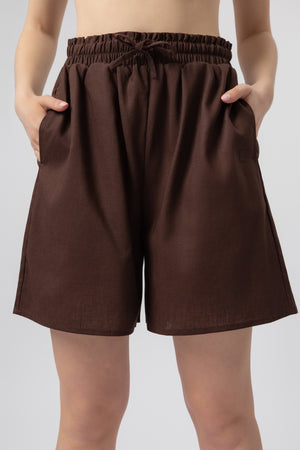 lelosi chicline bermuda šortky espresso 1