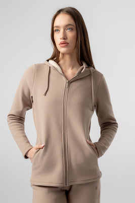 Supercomfort mikina na zips Saweetie